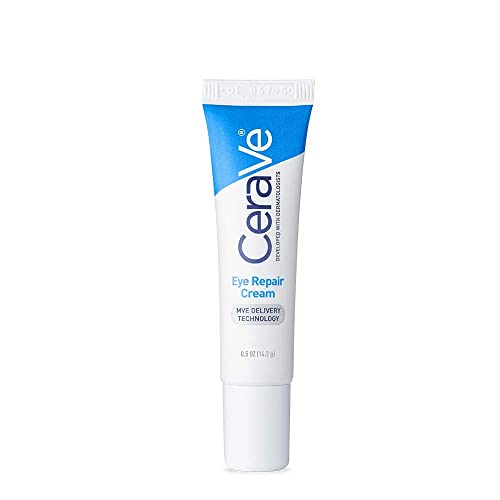 CeraVe Eye Repair Cream | Under Eye Cream for Dark Circles and Puffiness | Suitable for Delicate Skin Under Eye Area | 0.5 Ounce